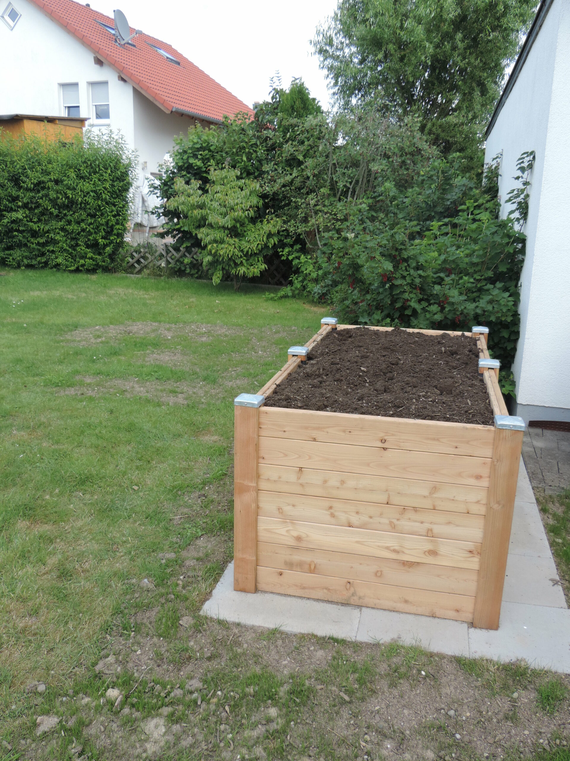 Hochbeet Baumfllarbeiten
